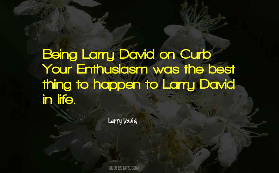 Larry David Quotes #810300