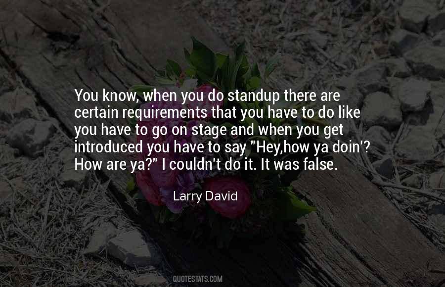 Larry David Quotes #814721