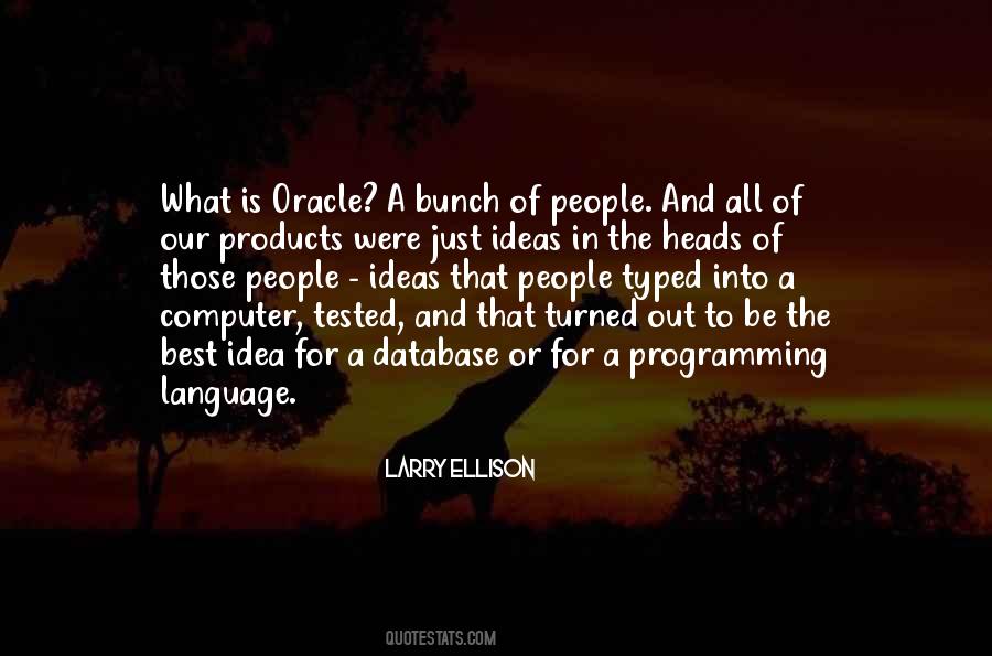 Larry Ellison Quotes #1674226