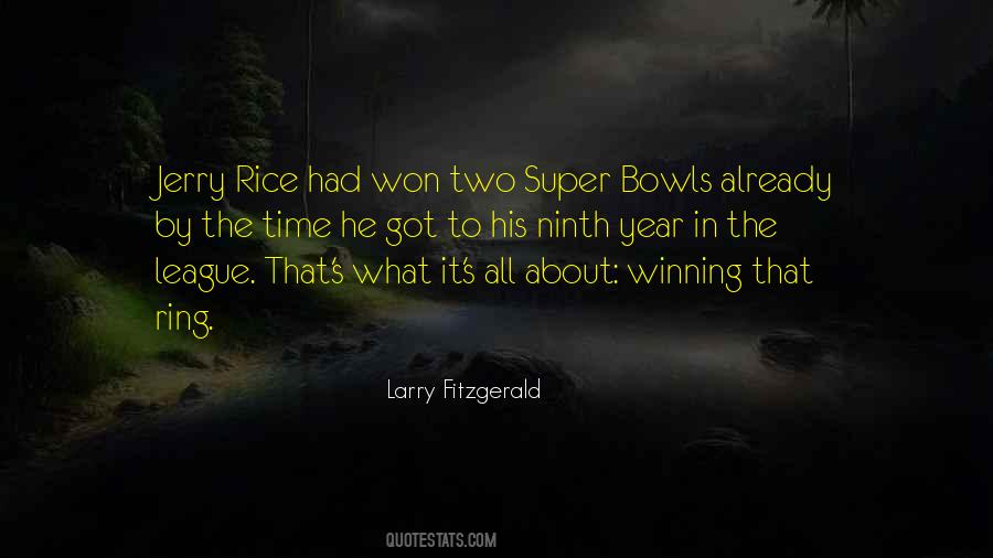 Larry Fitzgerald Quotes #176163