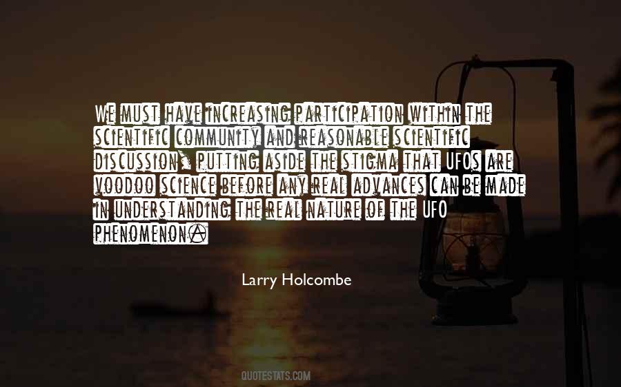 Larry Holcombe Quotes #1241890