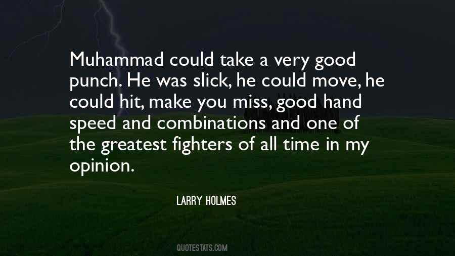 Larry Holmes Quotes #1278131