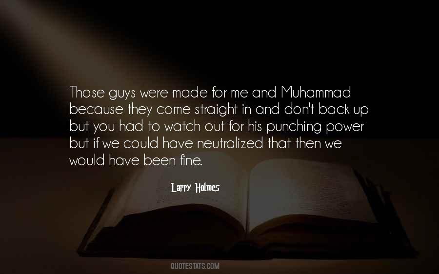 Larry Holmes Quotes #1411735