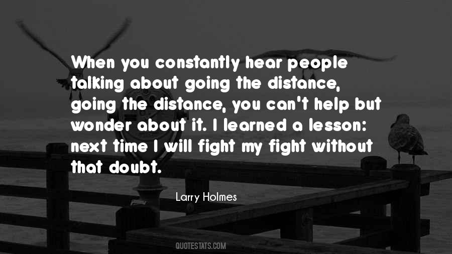 Larry Holmes Quotes #824405