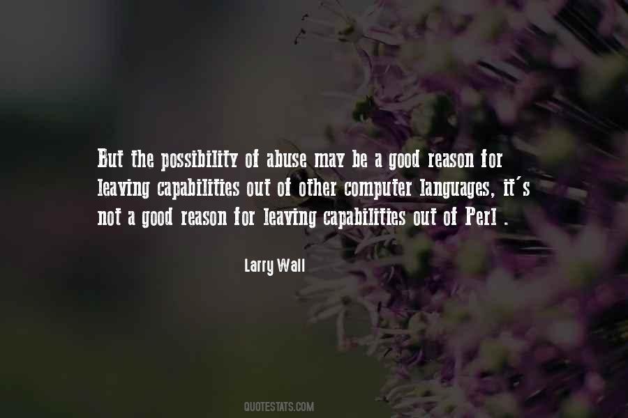 Larry Wall Quotes #1672123
