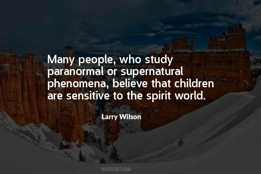 Larry Wilson Quotes #1465161