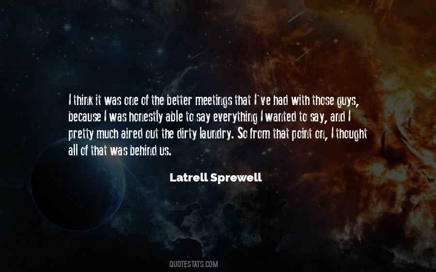 Latrell Sprewell Quotes #1743900