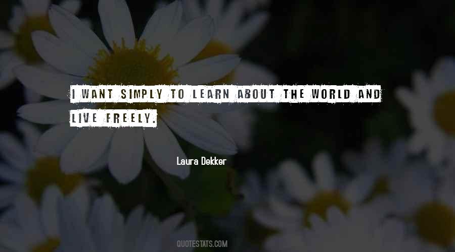 Laura Dekker Quotes #696968