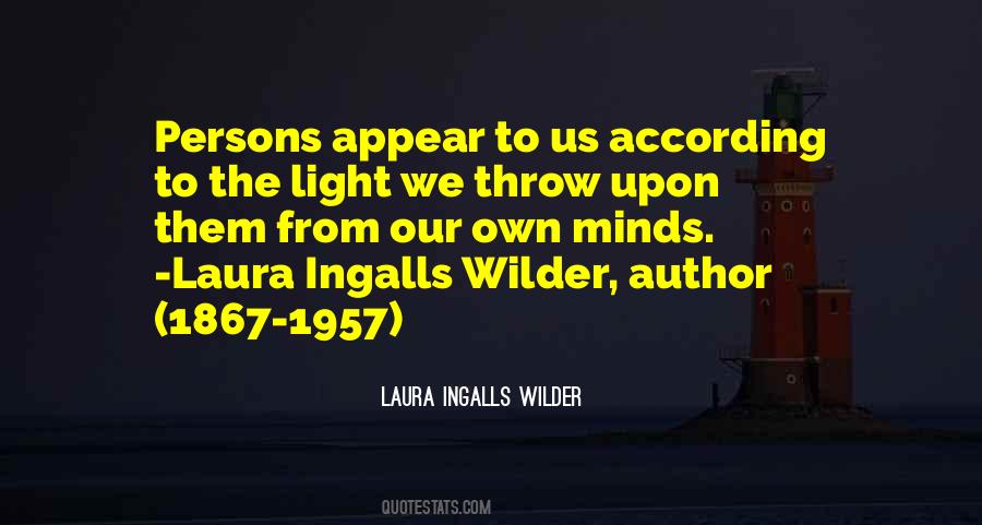 Laura Ingalls Wilder Quotes #300794