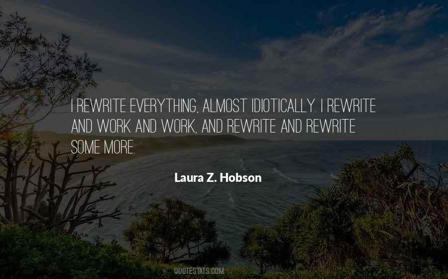 Laura Z. Hobson Quotes #1619525