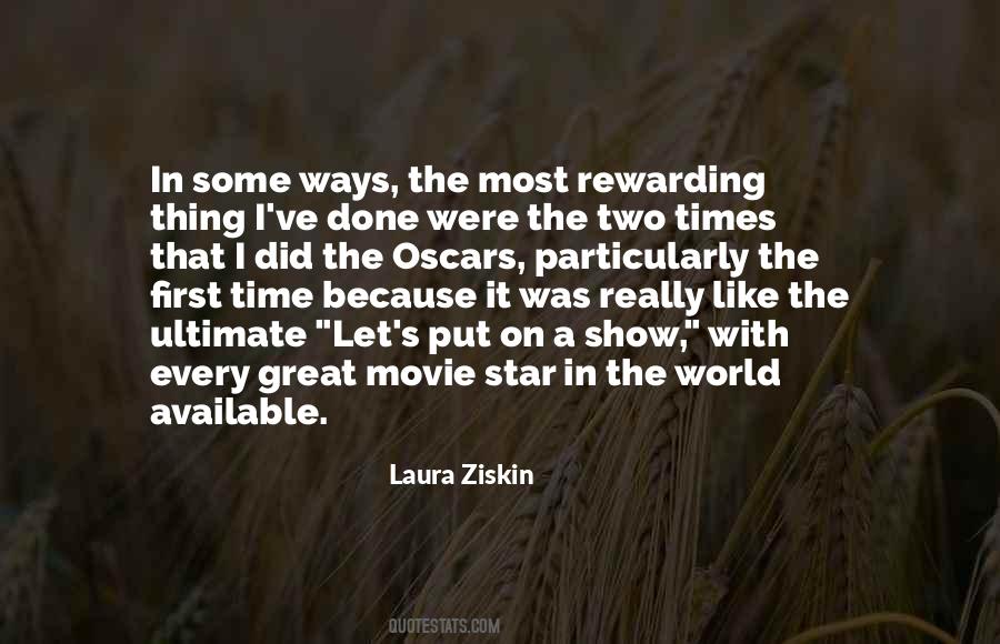 Laura Ziskin Quotes #1541421