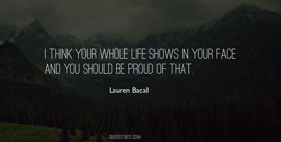 Lauren Bacall Quotes #1073958