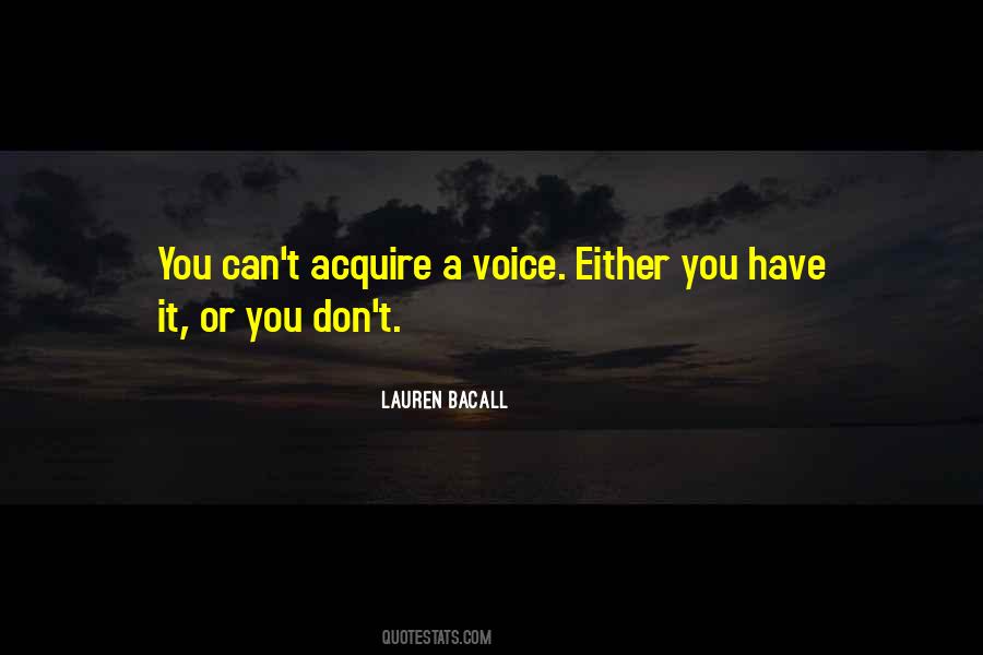 Lauren Bacall Quotes #1096175