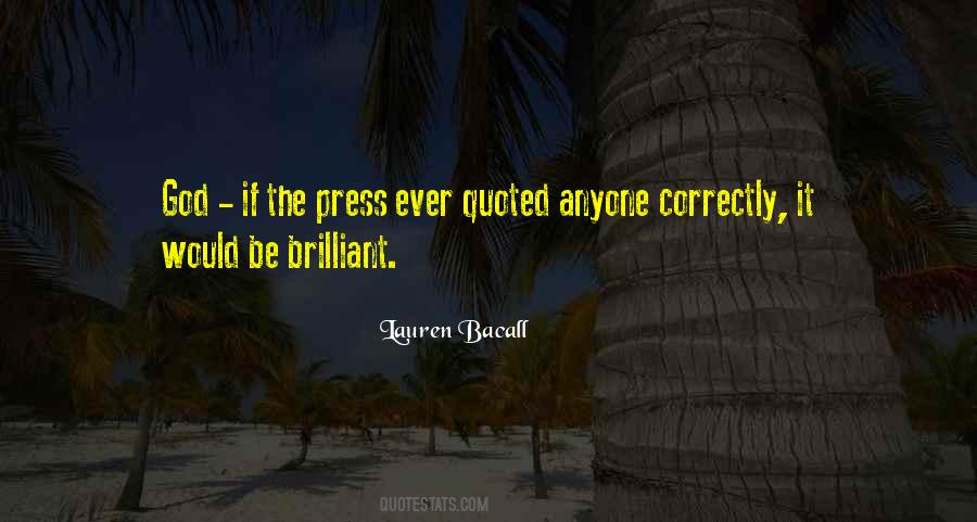 Lauren Bacall Quotes #66163