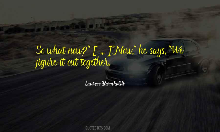 Lauren Barnholdt Quotes #1316094