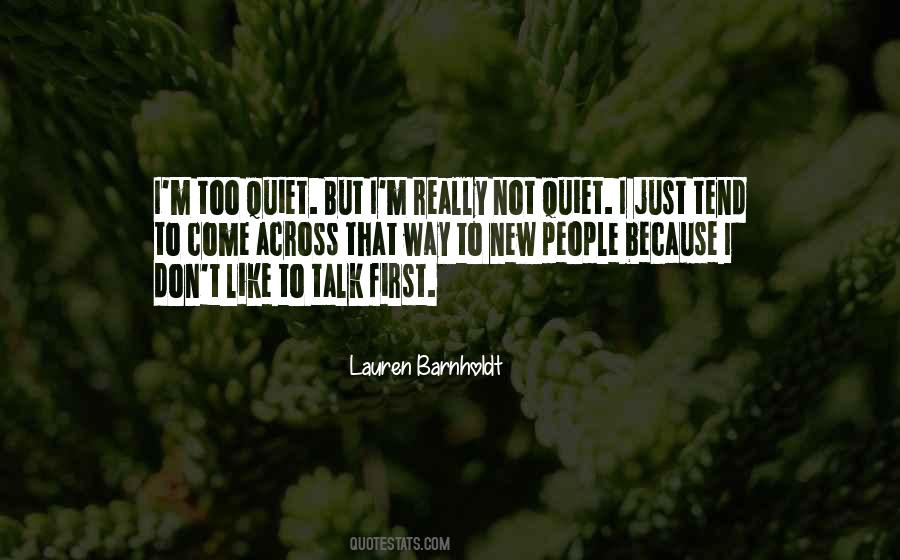 Lauren Barnholdt Quotes #1585241