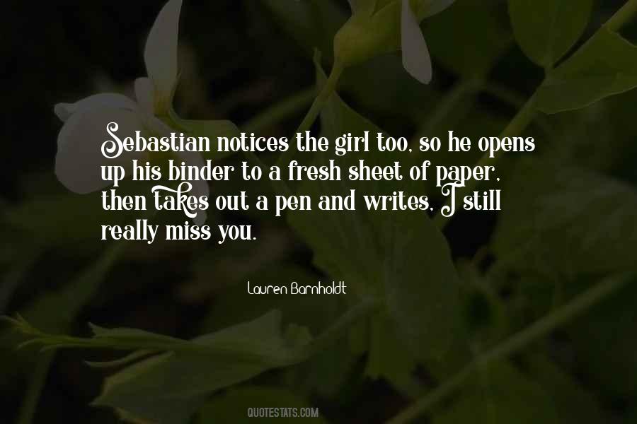 Lauren Barnholdt Quotes #162569