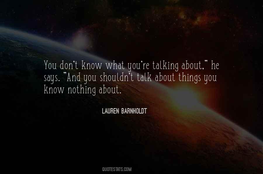 Lauren Barnholdt Quotes #205703