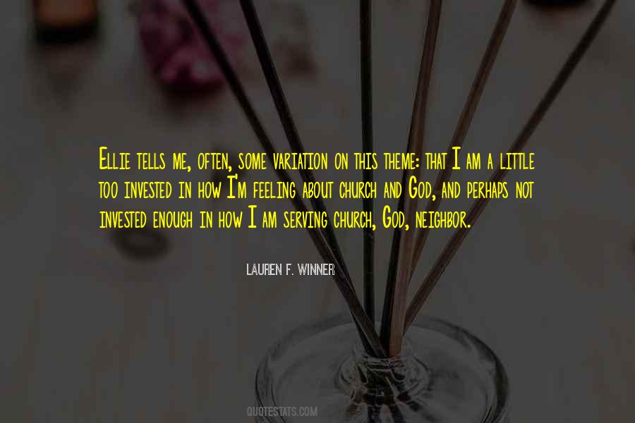 Lauren F. Winner Quotes #1543420