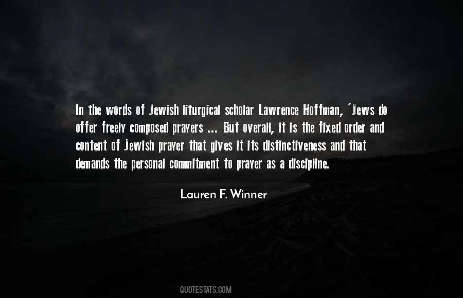 Lauren F. Winner Quotes #387783