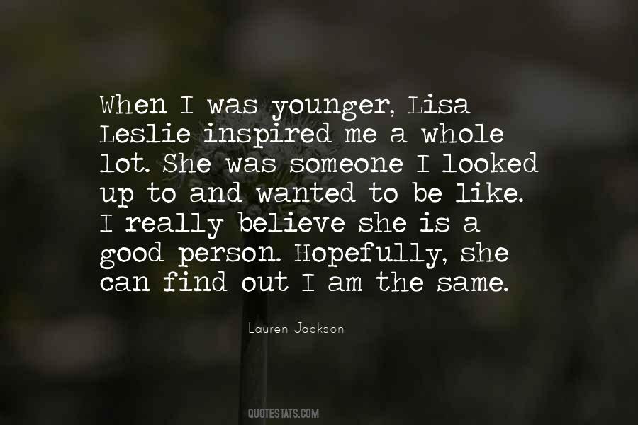 Lauren Jackson Quotes #881253