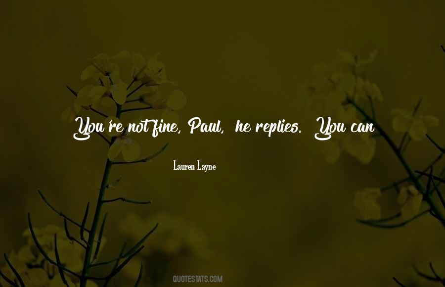 Lauren Layne Quotes #520621