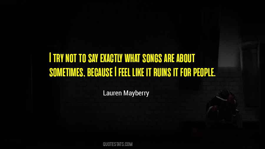 Lauren Mayberry Quotes #816159