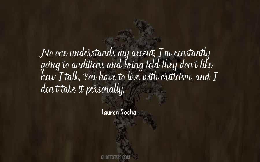 Lauren Socha Quotes #258176