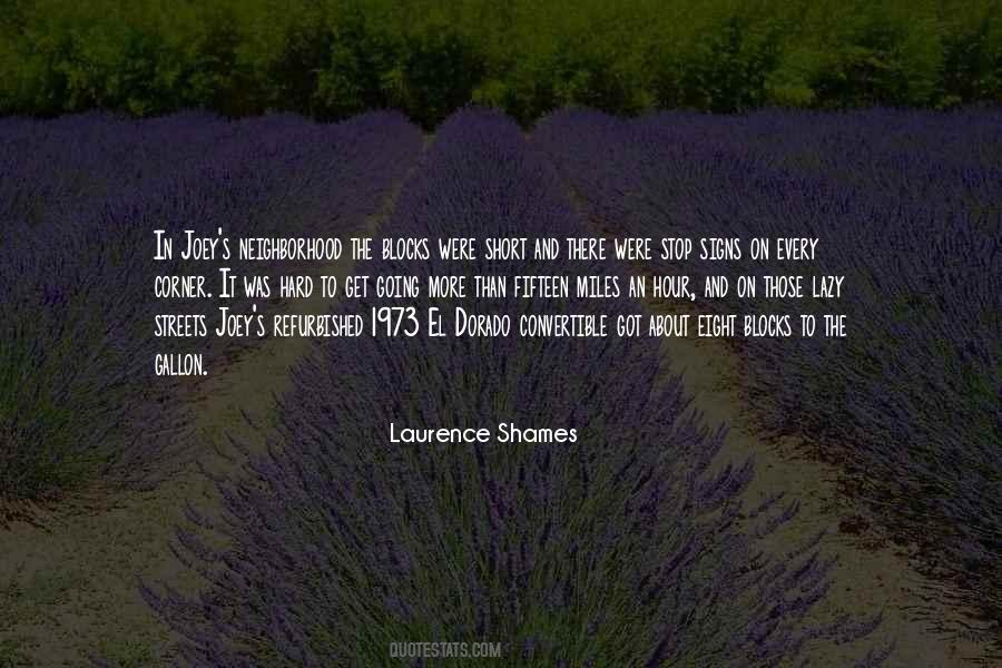 Laurence Shames Quotes #1089552