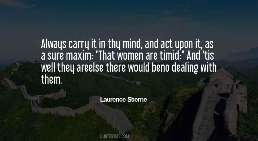 Laurence Sterne Quotes #551830