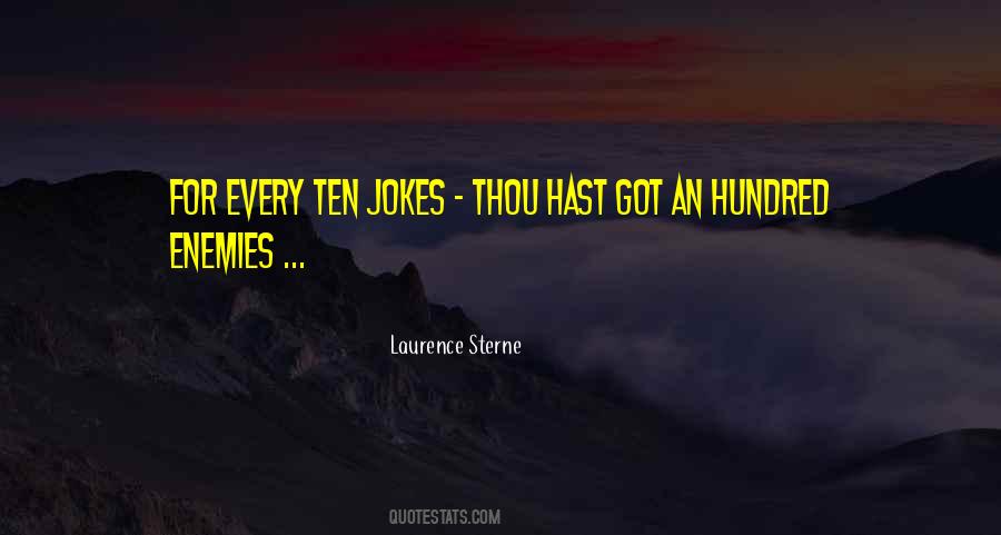 Laurence Sterne Quotes #997371
