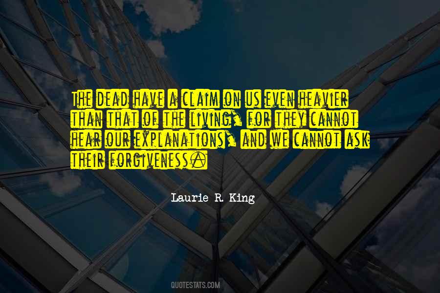 Laurie R. King Quotes #837913