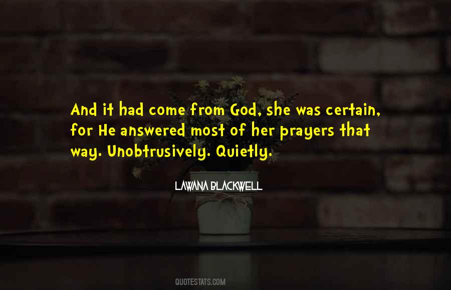 Lawana Blackwell Quotes #347886
