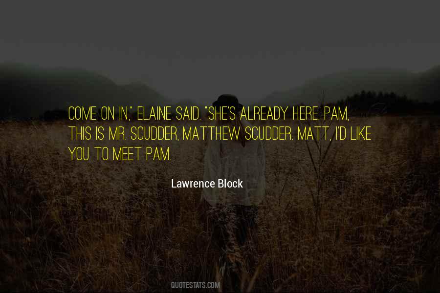 Lawrence Block Quotes #1022899