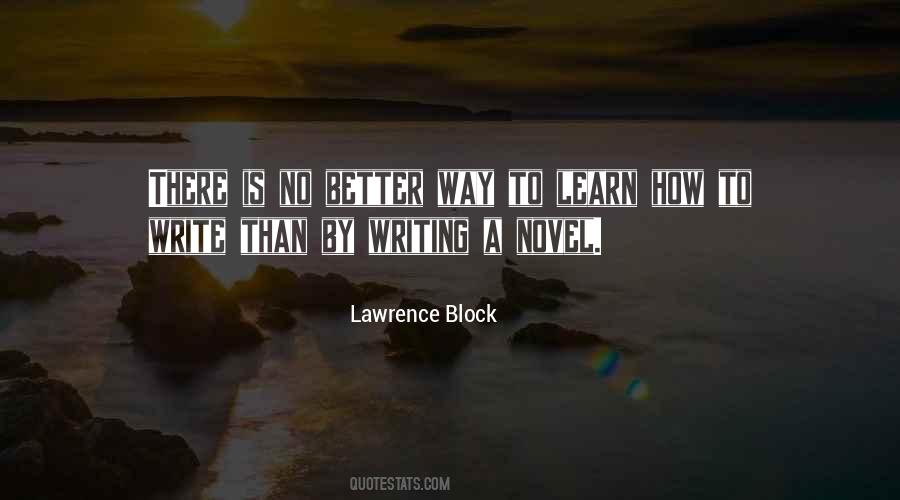 Lawrence Block Quotes #154622