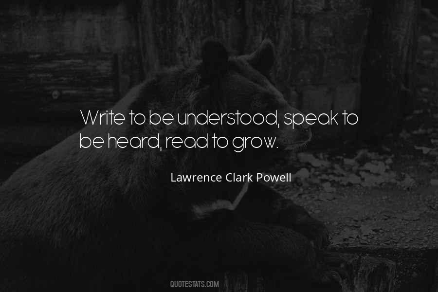 Lawrence Clark Powell Quotes #1203252