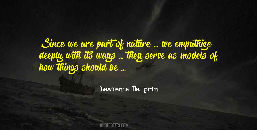 Lawrence Halprin Quotes #1020103