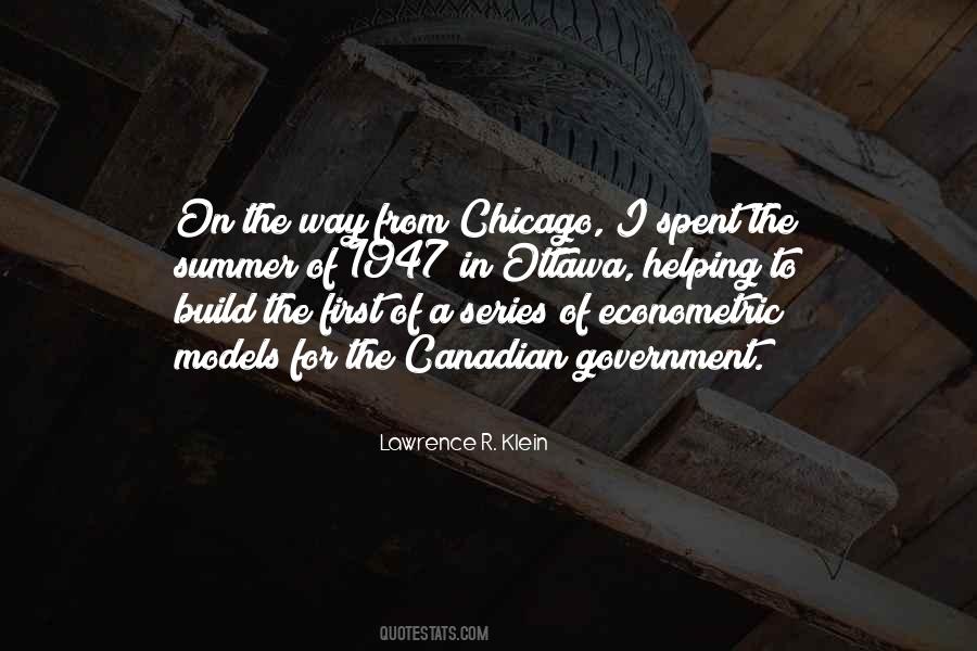 Lawrence R. Klein Quotes #1460689