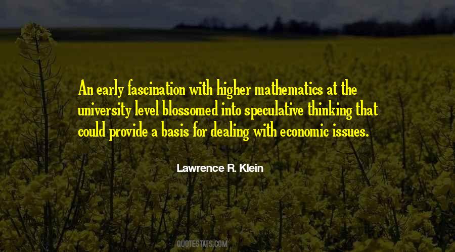 Lawrence R. Klein Quotes #202886