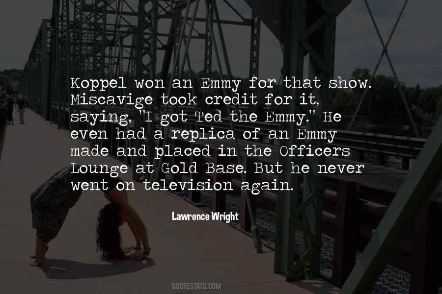 Lawrence Wright Quotes #1824494