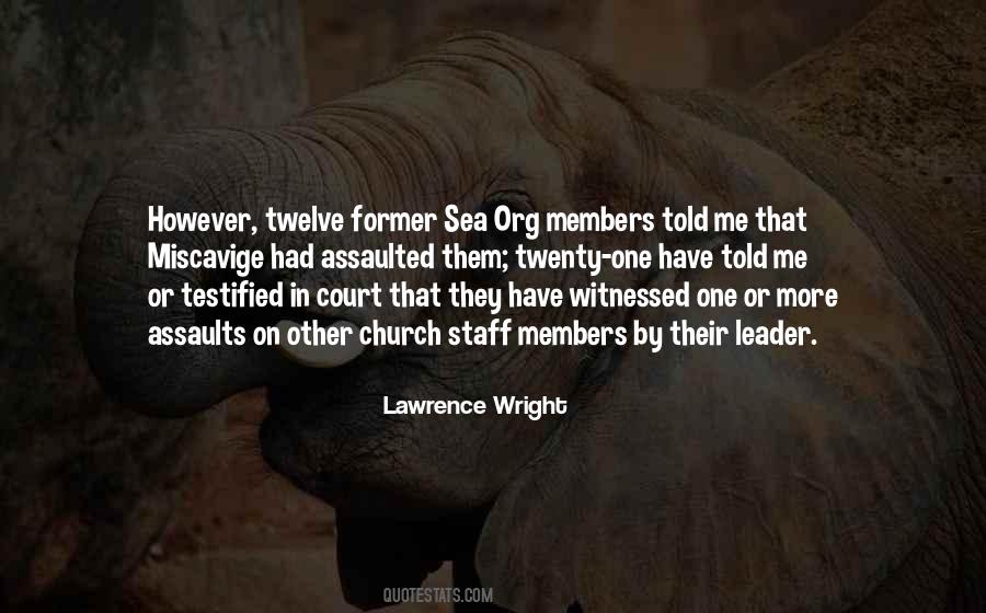 Lawrence Wright Quotes #81738