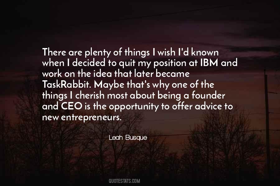 Leah Busque Quotes #717482