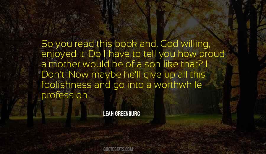 Leah Greenburg Quotes #1114109