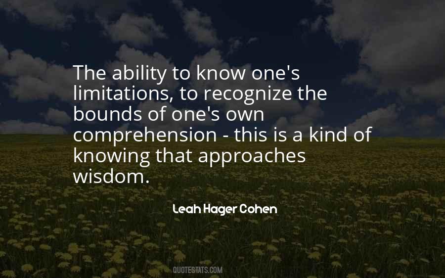 Leah Hager Cohen Quotes #1721322