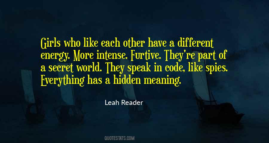 Leah Reader Quotes #493754 Leah Reader Quotes #493754