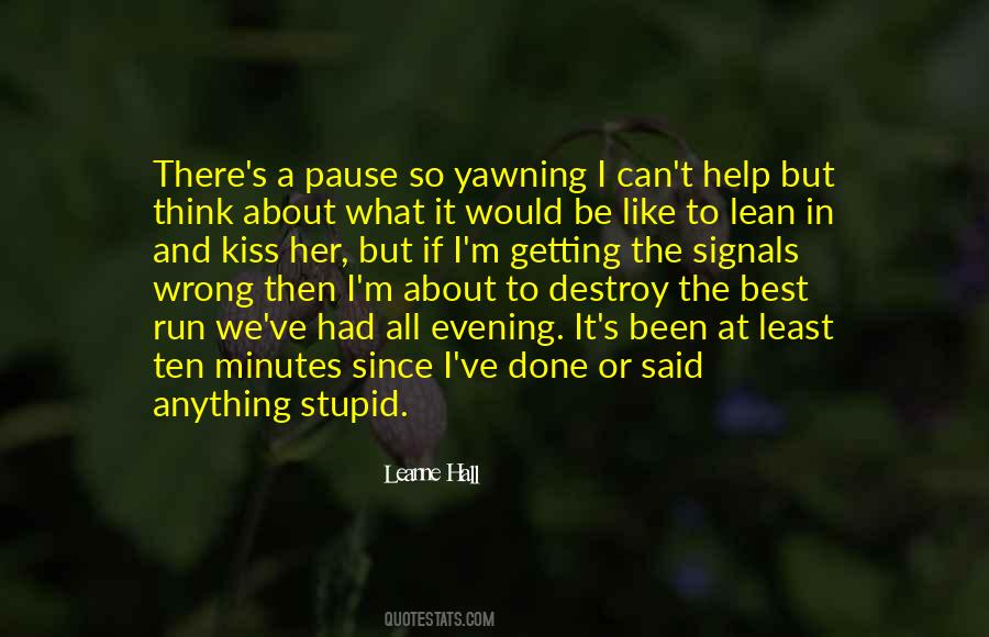 Leanne Hall Quotes #1386483