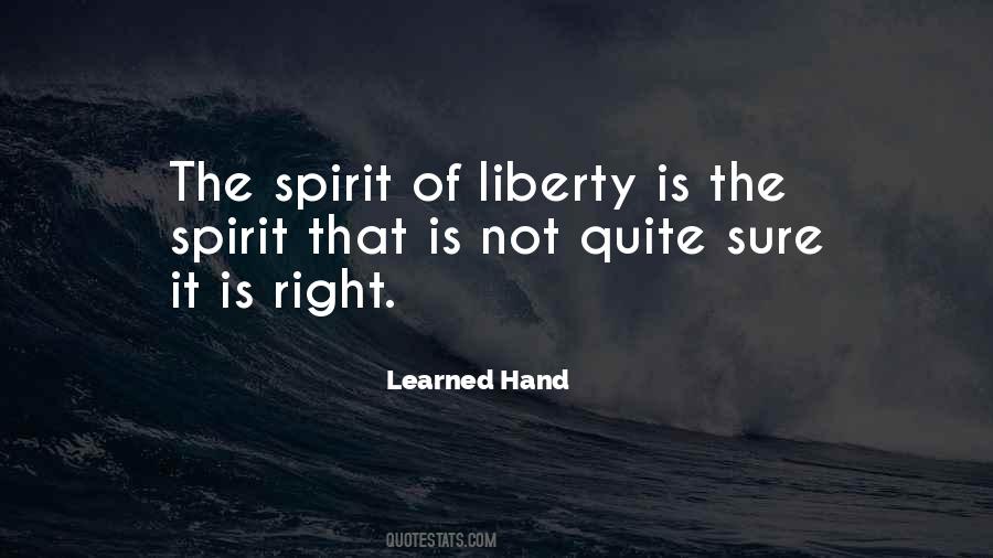 Learned Hand Quotes #1113808