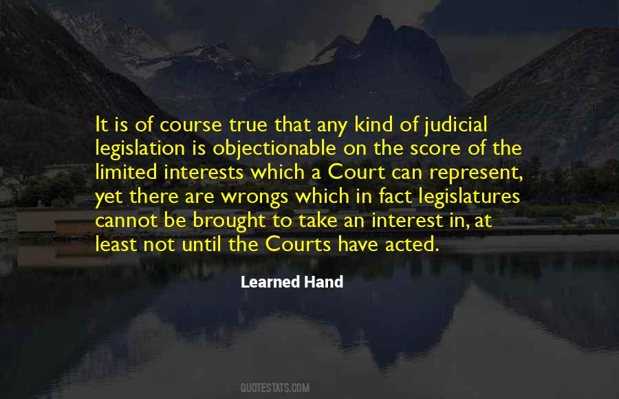 Learned Hand Quotes #1523469