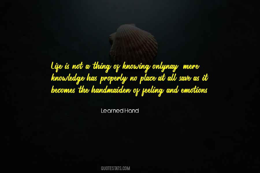 Learned Hand Quotes #909621