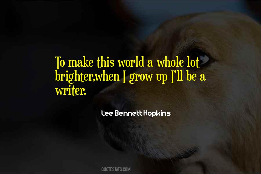 Lee Bennett Hopkins Quotes #1210894